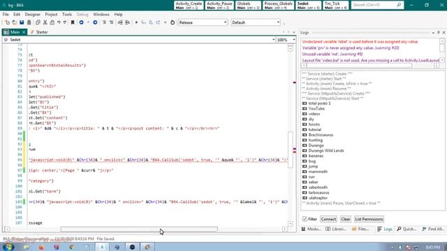 B4A + Blogger API JSON: Create a Simple Pagination - Previous & Next Page Links ~ Basic 4 Android смотреть онлайн