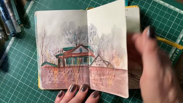 Листаю скетчбук от Sketchmarker…