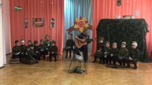 "здесь птицы не поют" в исполнении старшей группы Г, ДОУ №34 г. Сочи.