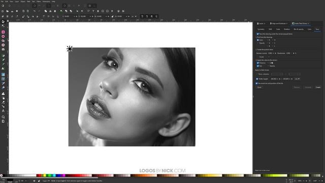 Create Vector Halftone Portraits with Inkscape смотреть онлайн