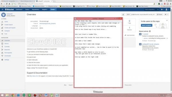 Create Pull Request (bitbucket)