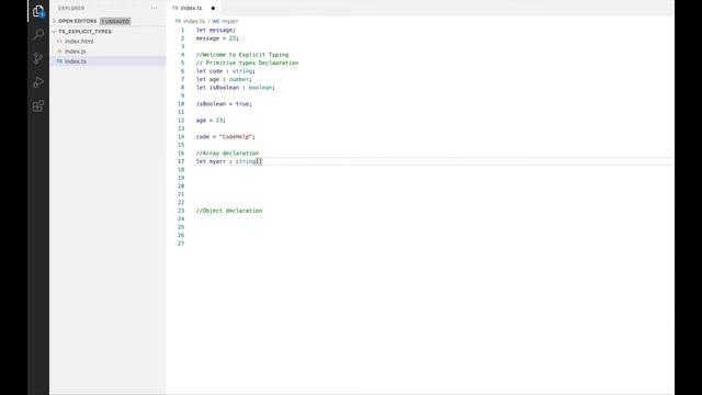TypeScript #5 : Explicit Typing in Typescript | Interesting Facts смотреть онлайн