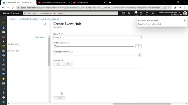 Azure Event Hub explorer | vs code extension | azure event hub debugging смотреть онлайн