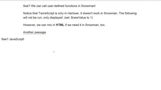 Twine 2.0: Using JavaScript in Snowman 1.2 смотреть онлайн