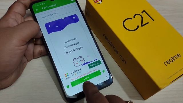 Realme C21 | Change font Style [WIthout Root] in Realme C21 смотреть онлайн