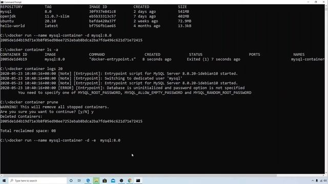 13 Docker Image MySQL Part 1 смотреть онлайн