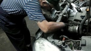 Honda CR-V 2005 год замена радиатора двс