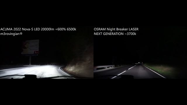 ACUMA 2022 Nova-S LED +600% 6500k vs OSRAM Night Breaker LASER NEXT GENERATION смотреть онлайн