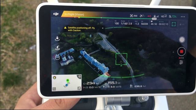 Dji Phantom 4 + error Satellite positioning off . Fly with caution. In-flight (Vision) problem смотреть онлайн