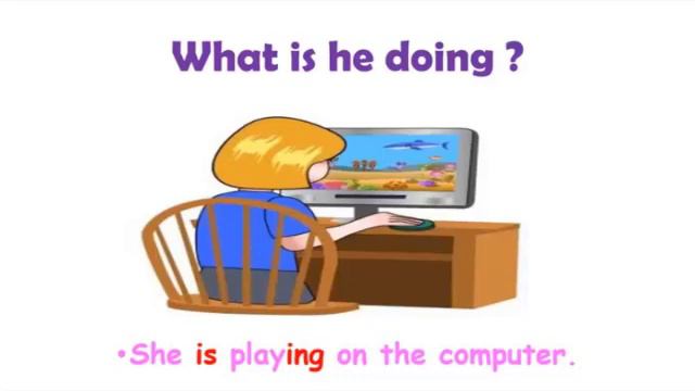 ENGLISH CLASS: PRESENT CONTINUOUS смотреть онлайн