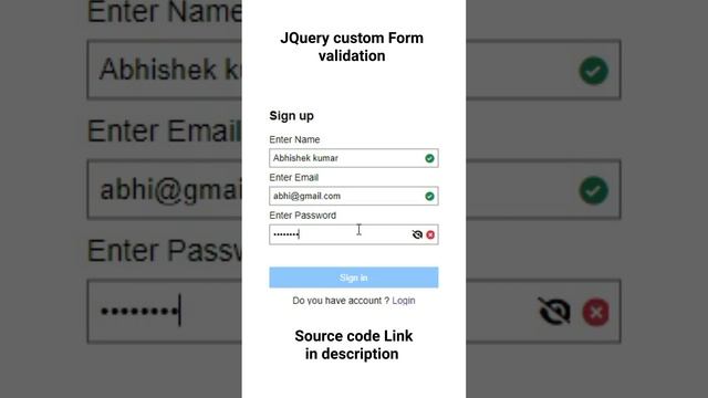 JQuery custom form validation #jquery #formvalidation #php #html #css #javascript #programming#tric смотреть онлайн