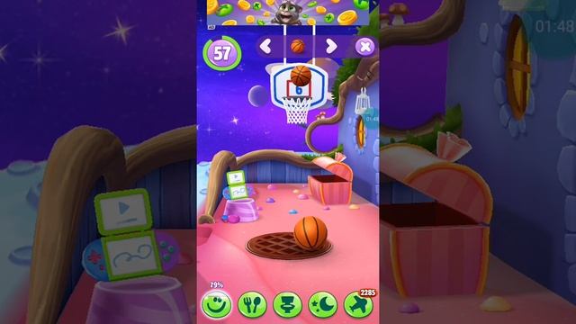 My Talking Tom 2 Shorts | Basketball Challenge | Level 999 смотреть онлайн
