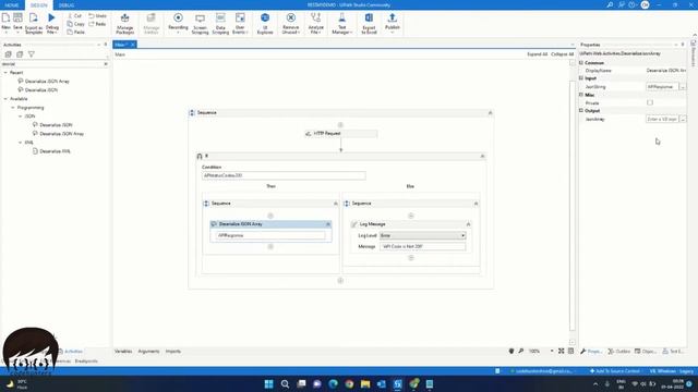 REST API Call and Deserialize JSON Data using UiPath, смотреть онлайн