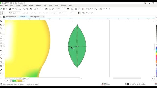 CorelDRAW 2020 Tutorial Using New Mesh Tool смотреть онлайн
