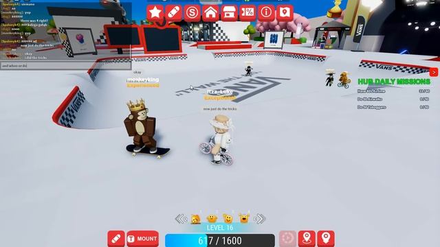 Roblox Vans world (They added Bmx ✨✨) смотреть онлайн