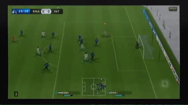 Pro Evolution Soccer 2010 Online Match Real Madrid - Inter Milan 1.Half смотреть онлайн