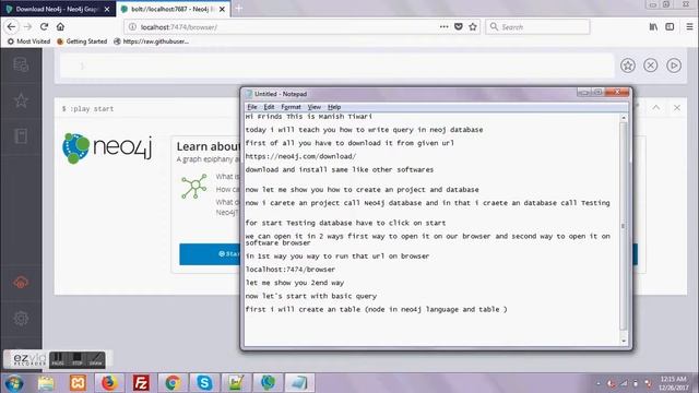 Write Basic query in neo4j database смотреть онлайн