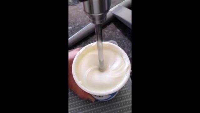 3-х конусная мешалка VISCO JET перемешивает греческий йогурт смотреть онлайн