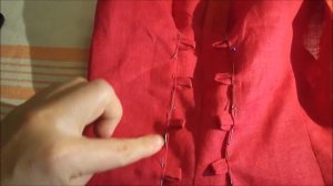 Мастер-класс "шнуровка на готовое платье"