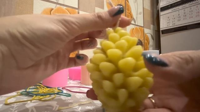 Этап 6. Извлечение застывших свечей из форм, корректировка и оценка результата смотреть онлайн