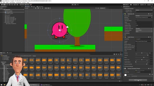 Make a Jump n Run Video Game = Kirby in Unity | Brackeys Challenge | 7 Minute C# Devlog #UnityABC смотреть онлайн