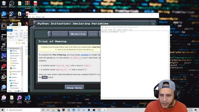 Python Coding Adventure - A Step-by-Step Guide in TwilioQuest Part I смотреть онлайн