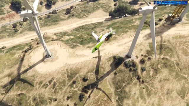 GTA V: Honda HA-420 HondaJet Airplanes Best Extreme Longer Crash And Fail Compilation