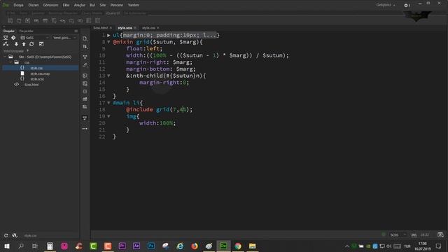 SASS ve SCSS Final Ders 13 Grid Sistem ve 7-1 Pattern смотреть онлайн