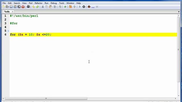 perl tutorial NO 26 For loop смотреть онлайн
