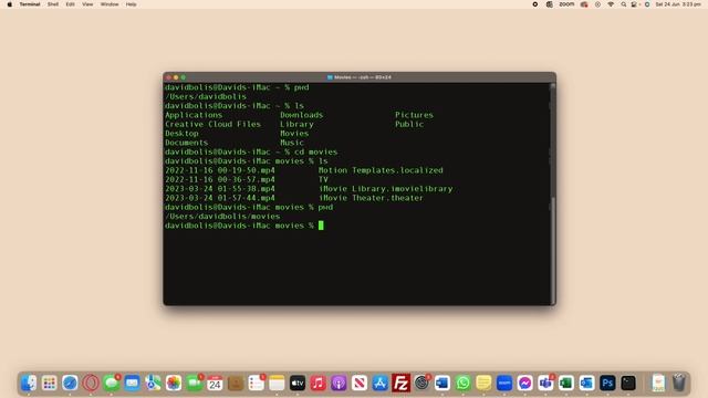 How to print the full path name of current directory using Terminal on MacOS смотреть онлайн
