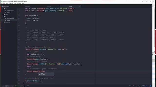 Learn JavaScript By Building A Bookmarker Application смотреть онлайн