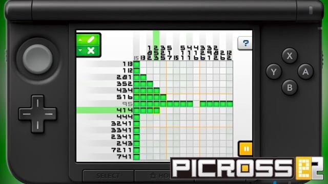 Picross e2 (Nintendo 3DS) смотреть онлайн