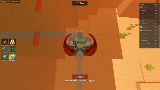 Carry Me 600m Roblox смотреть онлайн