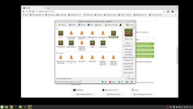 Linux Tutorials :: Minecraft MultiMC Launcher :: Installation And Settings смотреть онлайн