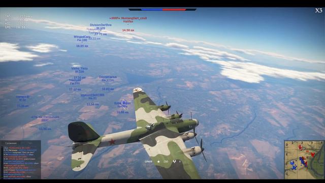 War Thunder | Аркада, скучный, но очень прибыльный бой на Пе-8 смотреть онлайн