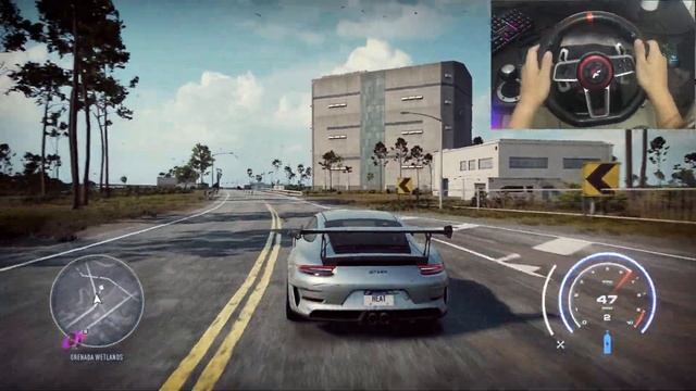 Porsche 911 GT3 RS l Need For Speed Heat l Suzuka Wheel 900R Gameplay смотреть онлайн