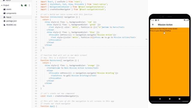 How to make a Multiscreen React Native App смотреть онлайн