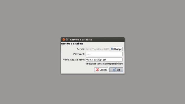 Database Restore 6.1 GTK-Client смотреть онлайн