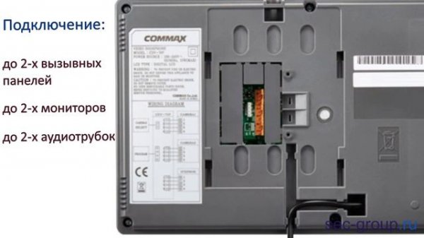 Домофон Commax CDV-70P - обзор