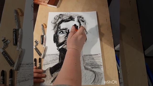 Рисуем сепией,сангиной,углем. смотреть онлайн