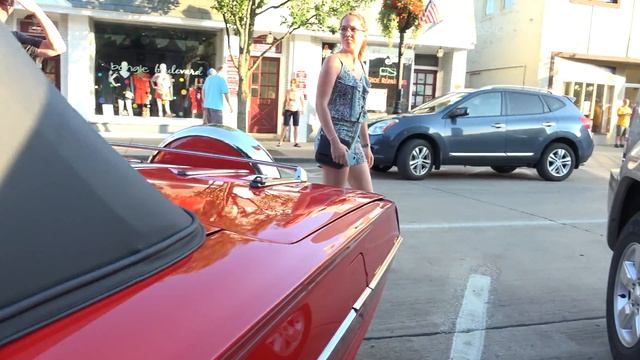 For SALE - A 1964 Red Ford Thunderbird- Brilliant RED with Jet Black Convertible Top смотреть онлайн
