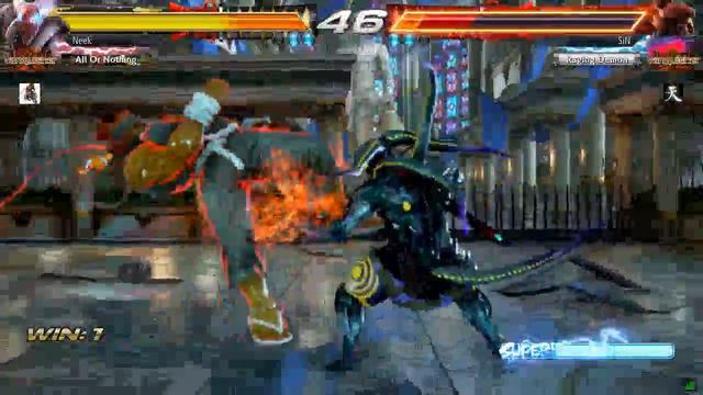 09/07/17 Tekken 7 (PC) Online Rank Neek (Yoshi) vs SiN (Akuma) Part 1 смотреть онлайн