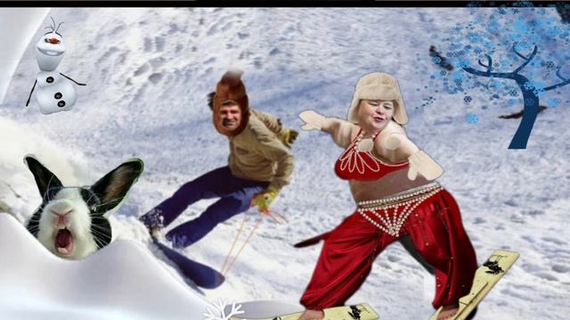 Земля трясётся, Уралка на лыжах несётся ?? смотреть онлайн