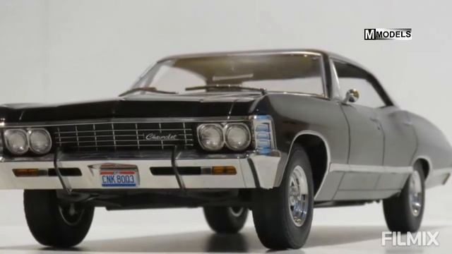 M MODELS - Nr.22 - CHEVROLOET IMPALA 1967 SPORT SEDAN - SCALE 1/18 - GREENLIGHT смотреть онлайн