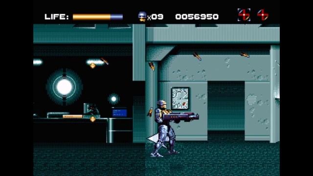 Sega Mega Drive 2 (Smd) 16-bit Robocop Versus The Terminator Stage 5