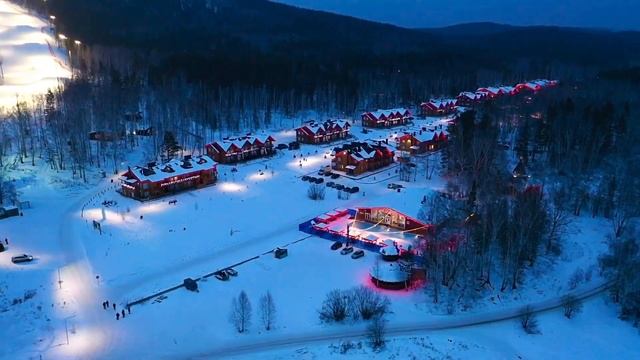 Бани мира.Термальный комплекс.Миасс. DJI Mavic 3