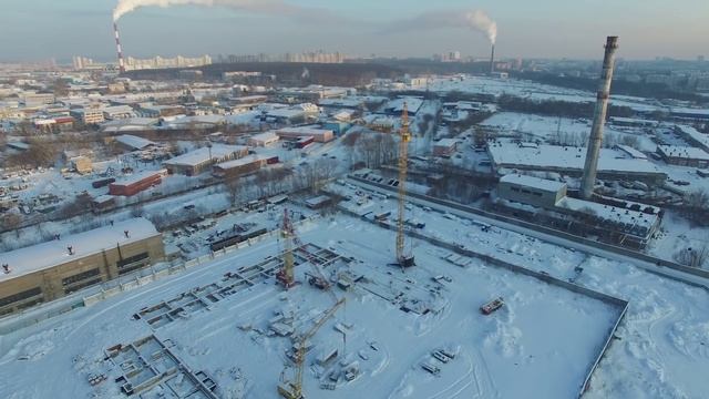 Унистрой: ЖК "Журавли", январь 2016 г. смотреть онлайн