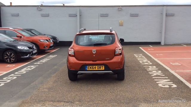 DACIA SANDERO STEPWAY LAUREATE TCE RED 2014 смотреть онлайн