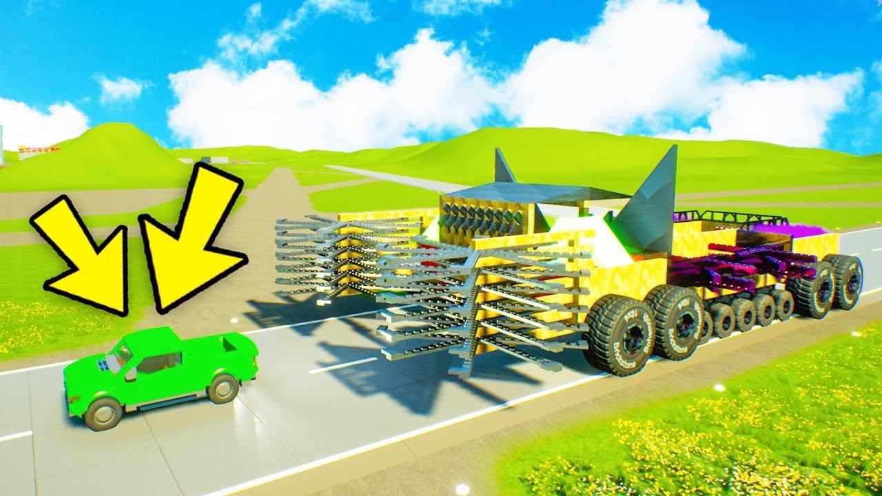 КОРОЛЬ ПОЖИРАТЕЛЕЙ ПРОТИВ ЛЕГО МАШИН! САМЫЕ УГАРНЫЕ ЛЕГО ПОГОНИ В БРИК РИГС (Brick Rigs) смотреть онлайн