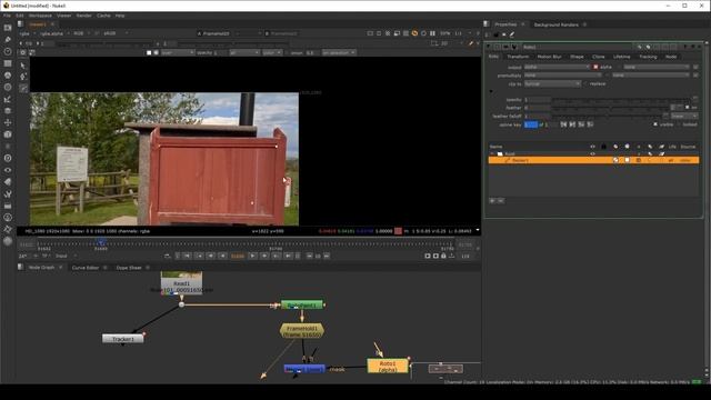 Nuke tutorials || Paint || 2d tracker node || How to paint using tracker node class_004 смотреть онлайн